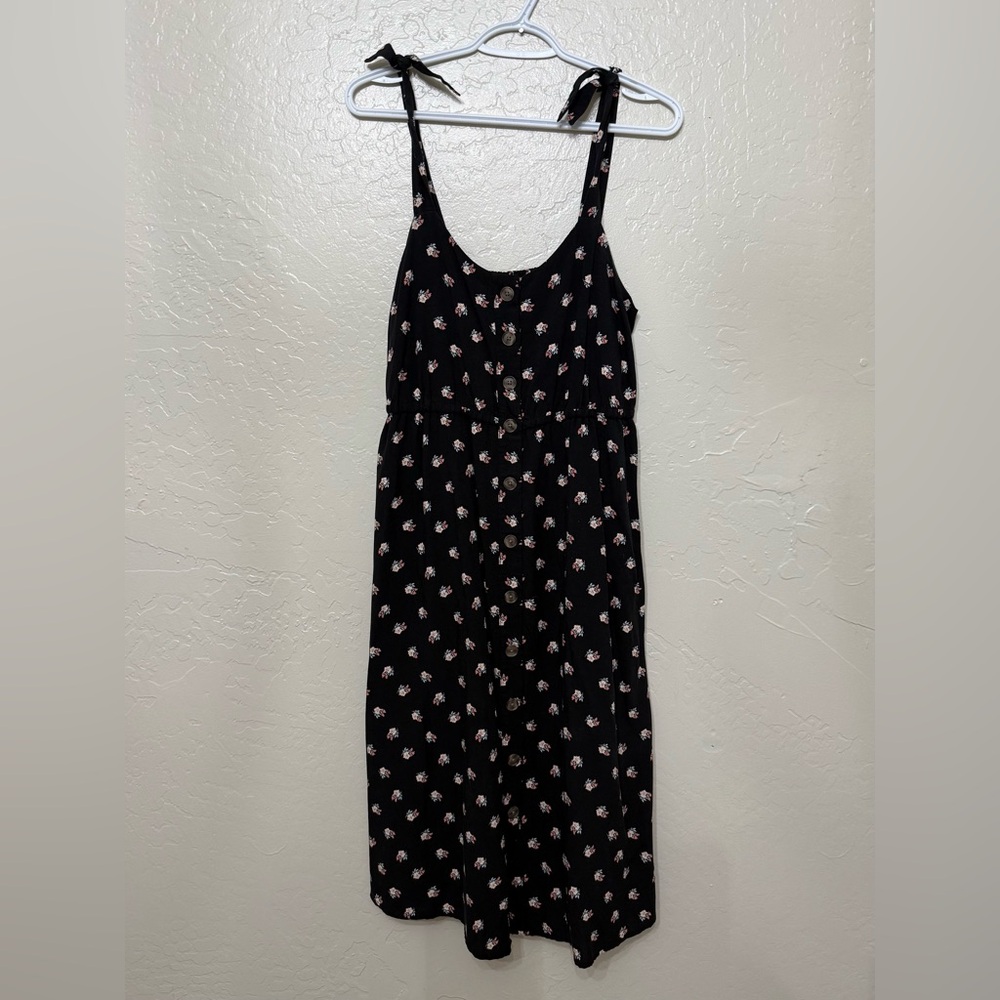 GAP Navy Floral Maternity Dress